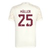 Officiële Voetbalshirt + Korte Broek FC Bayern München Muller 25 Champions League Derde 2023-24 - Kids